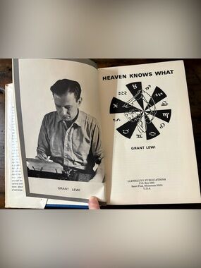 Heaven Knows What by Grant Lewi HC Hardcover Book